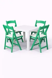 שולחן לבן 65/65 ס"מ