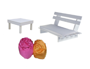 חבילת ריהוט אלטרנטיבי עד 20 אנשים