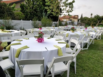 כיסא מתקפל לבן