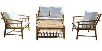 מערכת ישיבה מבמבוק דגם מדריד