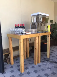 שולחן עץ טבעי 76/76