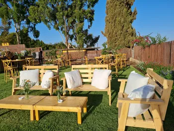 ספסל שלבים טבעי זוגי