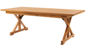 שולחן נזירים טבעי חשוף 220/100