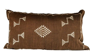 כרית סברה זוגית- חום כהה