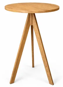 שולחן בר טוסקני רגל משולשת טבעי טופ טבעי