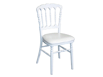 כיסא נפוליאון לבן