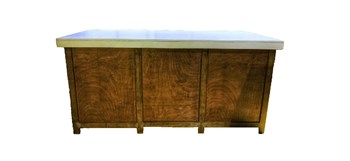 מזנון עץ-פלטה לבנה