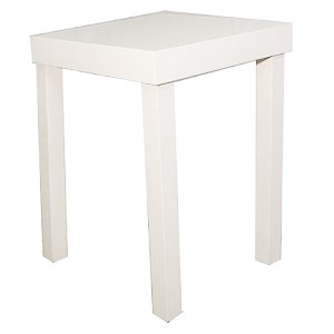 שולחן לבן 65/65 ס"מ