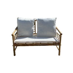 ספה זוגית מבמבוק דגם מדריד