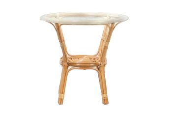 שולחן מבמבוק דגם מיקונוס קוטר 70 ס"מ