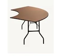 שולחן חצי ירח