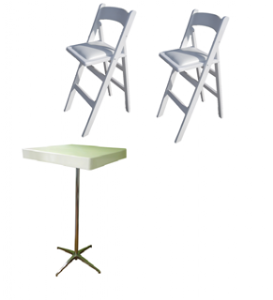 חבילה-כסאות ושולחנות בר