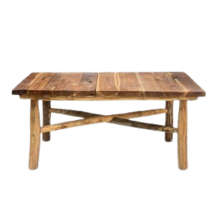 שולחן דגם טולום עץ טיק 100/60 ס"מ