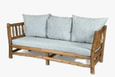 ספה תלת דגם באלי עץ טיק